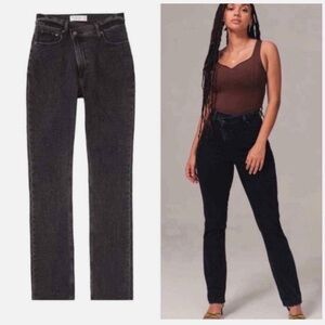 Abercrombie & Fitch | ‘90s Slim Straight Ultra High Rise Crossover Jeans 27/4